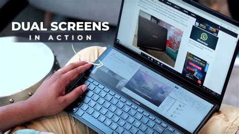 Asus Zenbook Pro Duo Dual Screens In Action Youtube