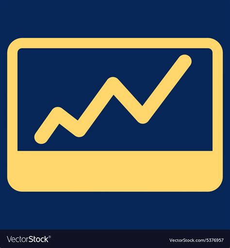 Stock Market Icon From Business Bicolor Set Vector Image