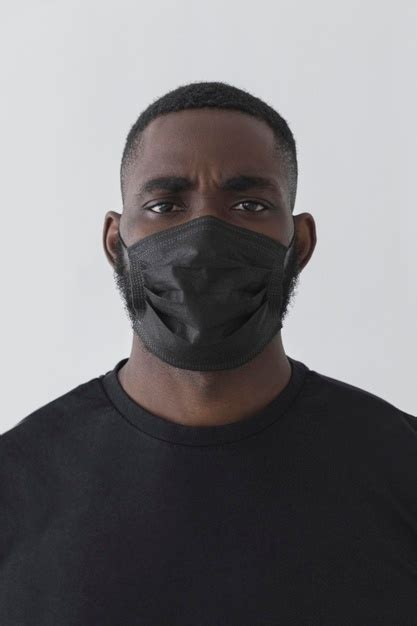 Black Man Wearing Mask Images Free Vectors Stock Photos
