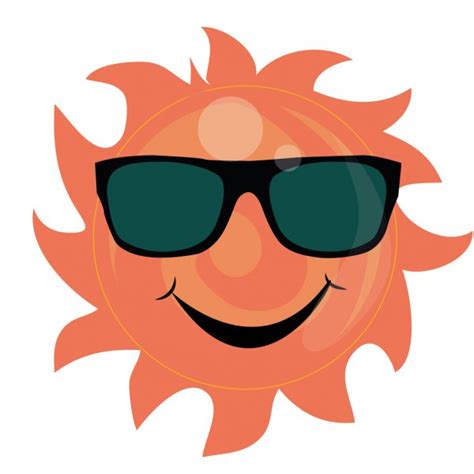 Sun With Sunglasses Sketch Stock Vector Image By ©lhfgraphics 13950585