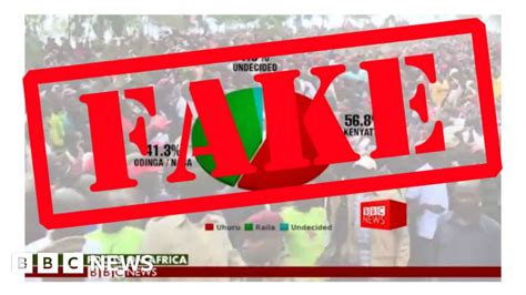 Kenya Election Fake Cnn And Bbc News Reports Circulate Bbc News