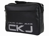 Mens Calvin Klein Jeans Messenger/ Reporter/ Record Bag Black or Grey ...