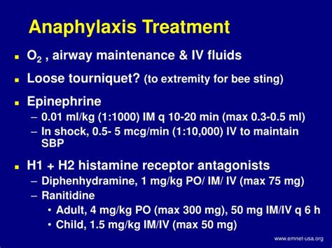 Ppt Anaphylaxis And Acute Allergic Reactions In The Emergency