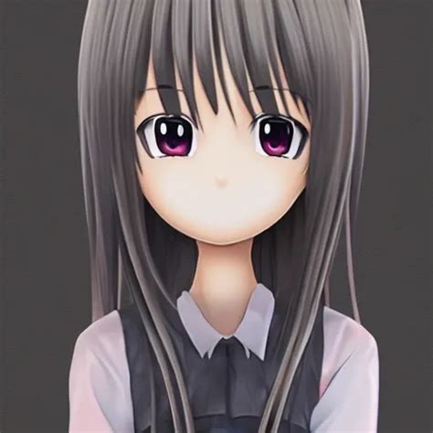 Cute Anime Girl 3d Arthub Ai