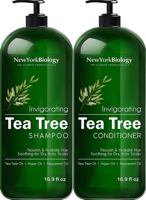 Buy New York Biology Tea Tree Body Wash With Tea Tree Shampoo And Conditioner Set Helps Itchy