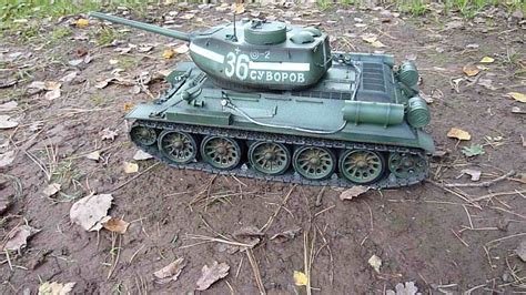 Russian Rc Tank 116 T3485 Taigen Metal Version 1 Offroad Test