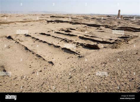 Ruins Of Barracks At Tell El Amarna Also Known As Akhetaten Horizon Of