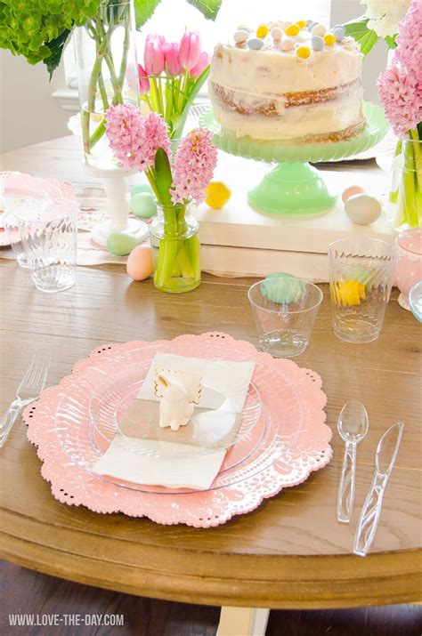 A Spring Inspired Tablescape Easter Table Easy Easter Easter Table
