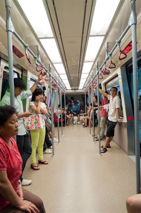 Linha Do Metro Apm Em Guangzhou Foto Editorial Imagem De Linha