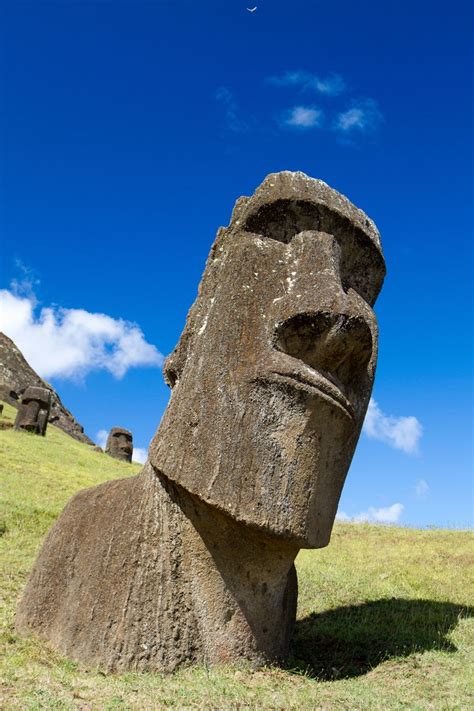 See The Moai Statues On Easter Island Easter Island Statues Easter
