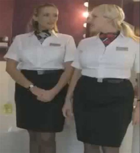 ba fails to see funny side after stewardesses strip off uniform for steamy video daily star