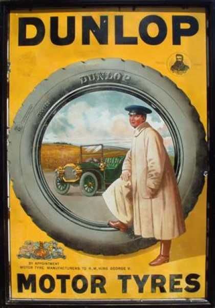 Dunlop Tyres Vintage Ad Retro Advertising Old Advertisements