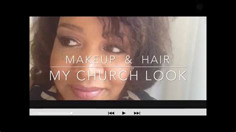 Quick Makeup And Hair Look For Church Youtube