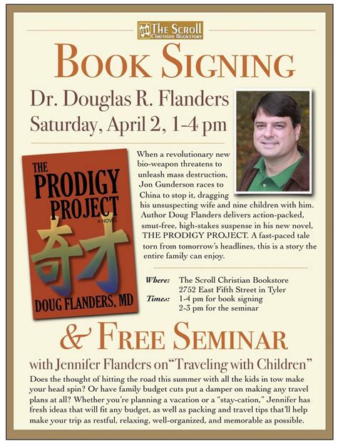 Author Book Signing Posters Book Signing Free Seminar At The Scroll