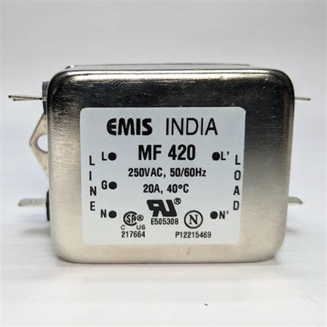 Mf 420 20a Single Phase Emi Filter At Rs 520piece Electromagnetic