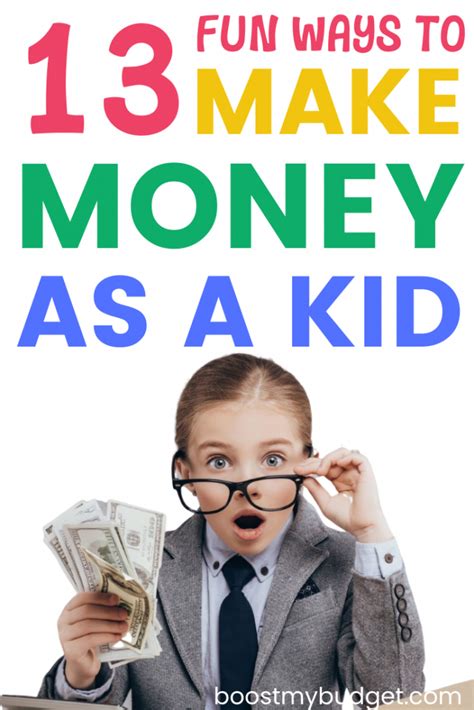 How To Make Money As A Kid 13 Real Ideas Boost My Budget