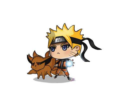 Naruto And Kurama Chibi By Annagirl59 On Deviantart