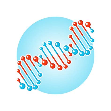 Estructura De ácido Desoxirribonucleico De Dna 3 Dimensionales