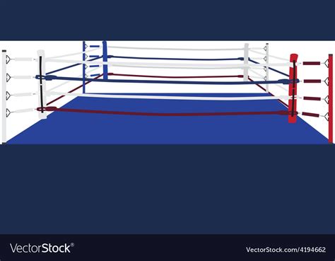 Boxing Ring Royalty Free Vector Image Vectorstock