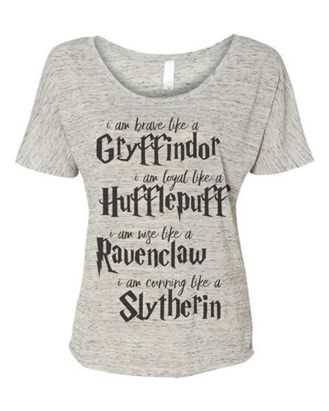 See more ideas about harry potter shirts, harry potter, potter. Harry Potter i am like house traits - Ladies Flowy Simple ...