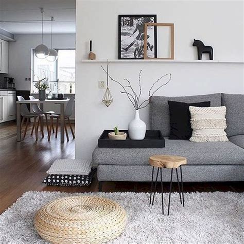 Awesome 70 Stunning Grey White Black Living Room Decor Ideas And