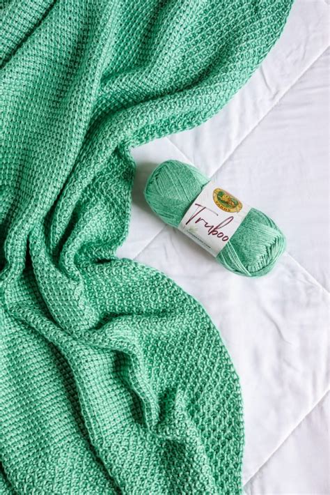 Elmore Blanket A Free Tunisian Crochet Baby Blanket Pattern Tl Yarn