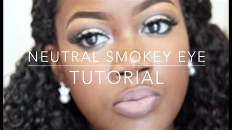 Neutral Smokey Eye Tutorialjdglow Review Youtube