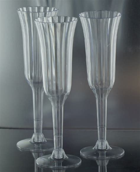 Check spelling or type a new query. Clear plastic disposable economy champagne flutes are ...