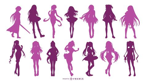 Siluetas Silueta De Ilustraci N De Personaje De Anime Femenino Png Sexiz Pix