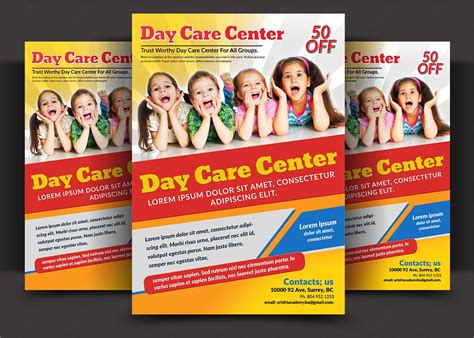 Daycare Flyer Templates ~ Flyer Templates ~ Creative Market