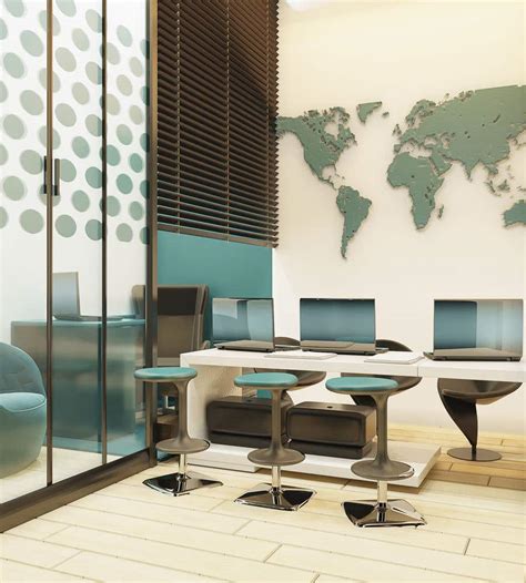 Office Interior Design For Travel Agency Freelancer
