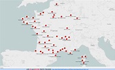 FRANCE AIRPORTS MAP | Plane Flight Tracker | Pinterest | France