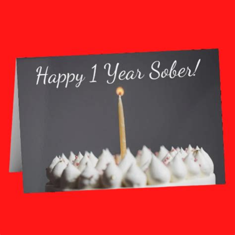 Personalized Sobriety Card Sobriety Anniversary Sober Birthday Card