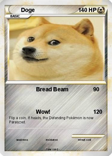 Pokémon Doge 1693 1693 Bread Beam My Pokemon Card
