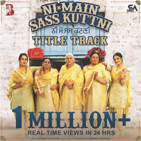 Title Track Of Ni Main Sass Kuttni Crosses 1 Million Views On Youtube Punjabi Mania
