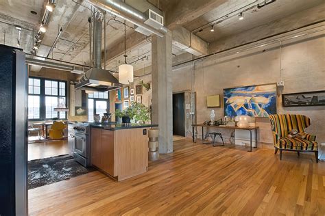 Stunning Loft in a Former Flour Mill in Denver Loft Interior Design