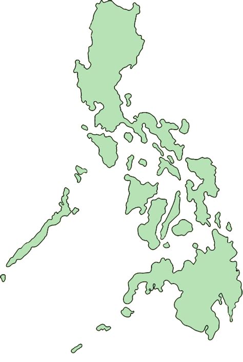 Philippines Map Outline Png Blank Philippine Map Png Png Image