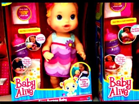 We support the following payment methods.click for more information if you are confused about how to pay. BABY ALIVE Bitsy Burpsy Baby Pretend Baby Doll with Diapers, Food and Burp Cloth - YouTube