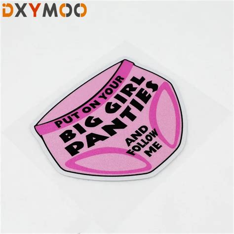 buy funny big girl panties car stickers reflective 3m creative fashion