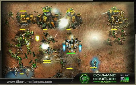 Command Conquer Tiberium Alliances Attack Top 5 Strategy Games For