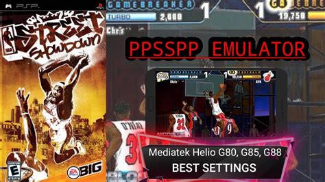 nba street showdown ppsspp highly compressed android gameplay 60fps setting no lag youtube