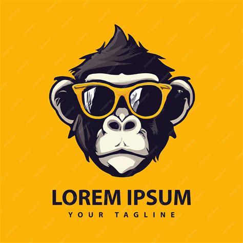 Premium Vector Awesome Cool Monkey Logo Design