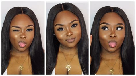 Natural Makeup Tutorial For Black Women Beginner Friendly Youtube