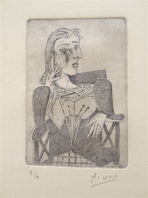 Sold Price Pablo Picasso Gravure Hand Signed Invalid Date Cest