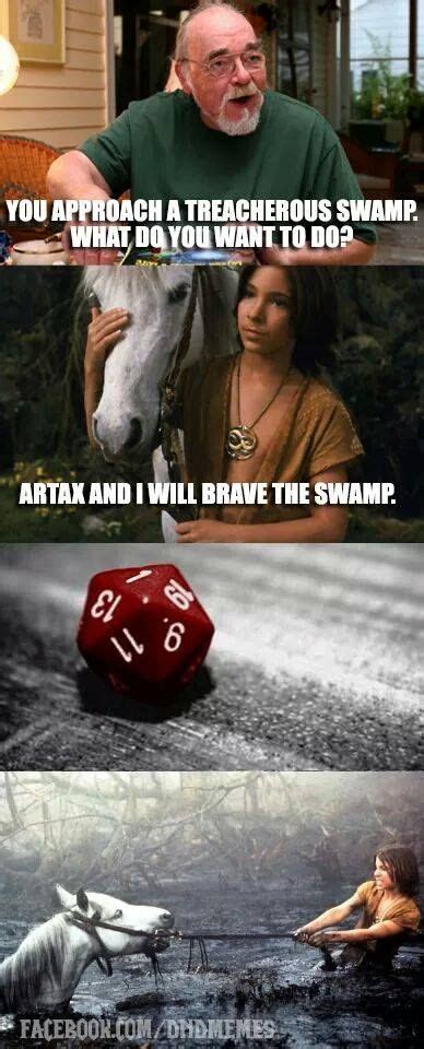 Never Ending Story Dark Humor Bad Dice Roll Dungeons And Dragons Memes D D Memes Dnd Funny
