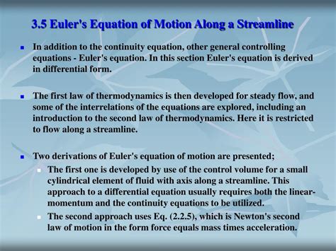 Ppt Chapter 3 Fluid Flow Concepts And Basic Equations Powerpoint