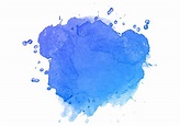 diseño de salpicaduras de pintura de acuarela azul 1226222 Vector en ...