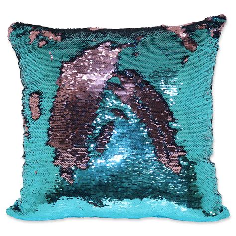Mermaid Sequin Throw Pillow Bed Bath And Beyond Throw Pillows Sequin
