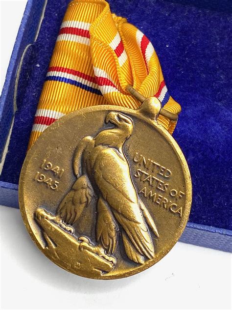 Wwii Asiatic Pacific Campaign Medal In Box