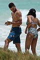 Shirtless Stephen Curry Hits The Beach With Wife Ayesha Photo 3918224